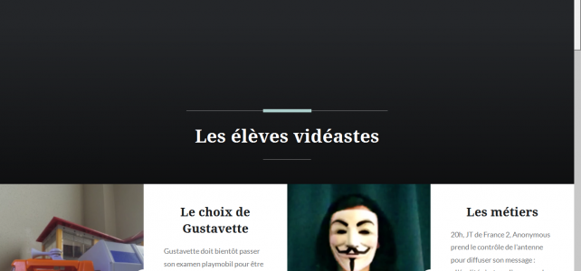 Stocker et valoriser les productions d’élèves Stocker et valoriser les productions d’élèves