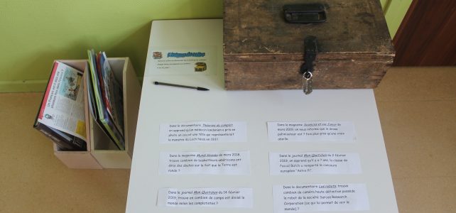 Le coffre mystère du CDI s’invite dans les classes ! Le coffre mystère du CDI s’invite dans les classes !