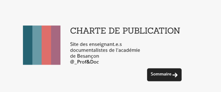 Charte Publication Prof Doc Site Des Document Listes De L