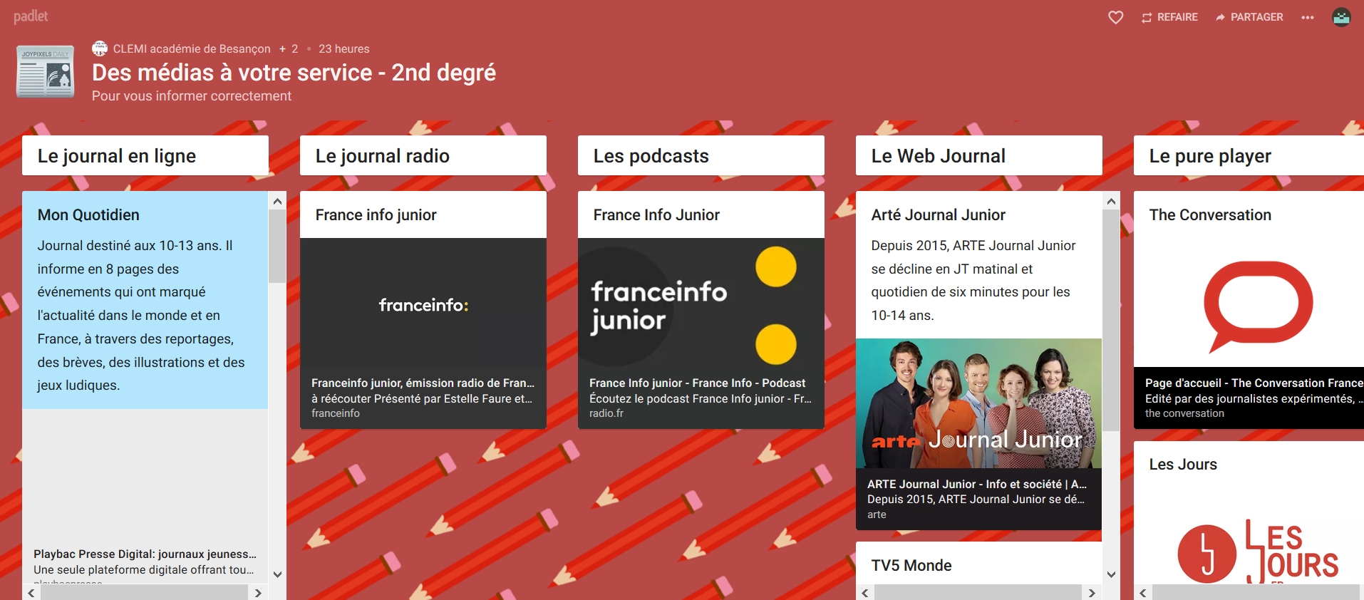 padlet 2è d – Prof & Doc – Site des document@listes de l'académie de ...