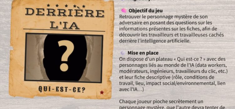 Derrière l’IA… Qui est-ce ? Donner des visages à l’intelligence artificielle